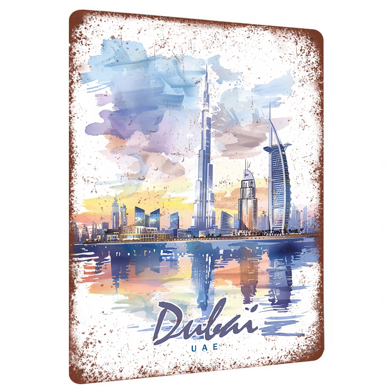Dubai Skyline Acquerello Metal - Home Office Dubai recensione e prezzo