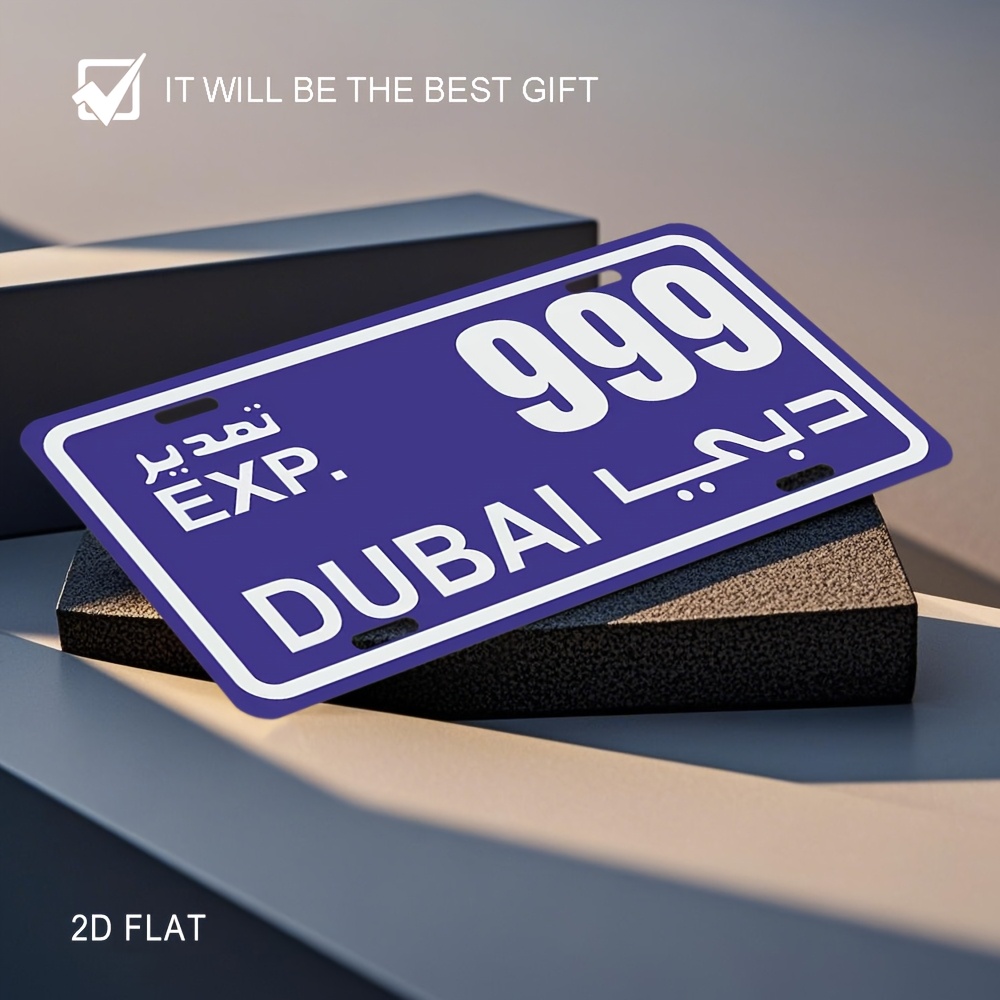Targa da parete in metallo per - Home Office Dubai recensione e prezzo