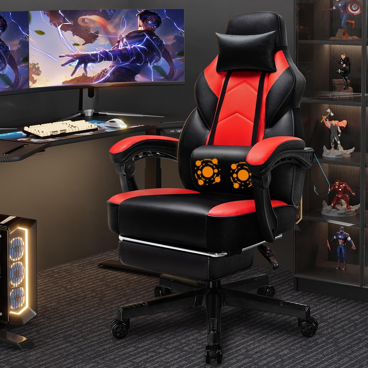 Sedia da Gaming con Poggiapied - Ergonomic Office Chair recensione e prezzo