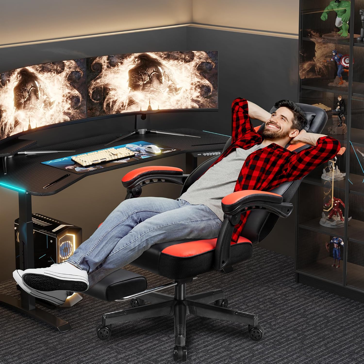Sedia da Gaming con Poggiapied - Ergonomic Office Chair recensione e prezzo