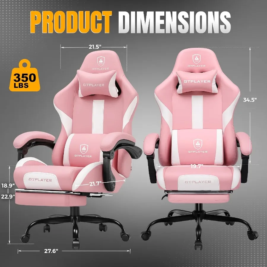 Sedia da gaming con poggiapied - Ergonomic Office Chair recensione e prezzo