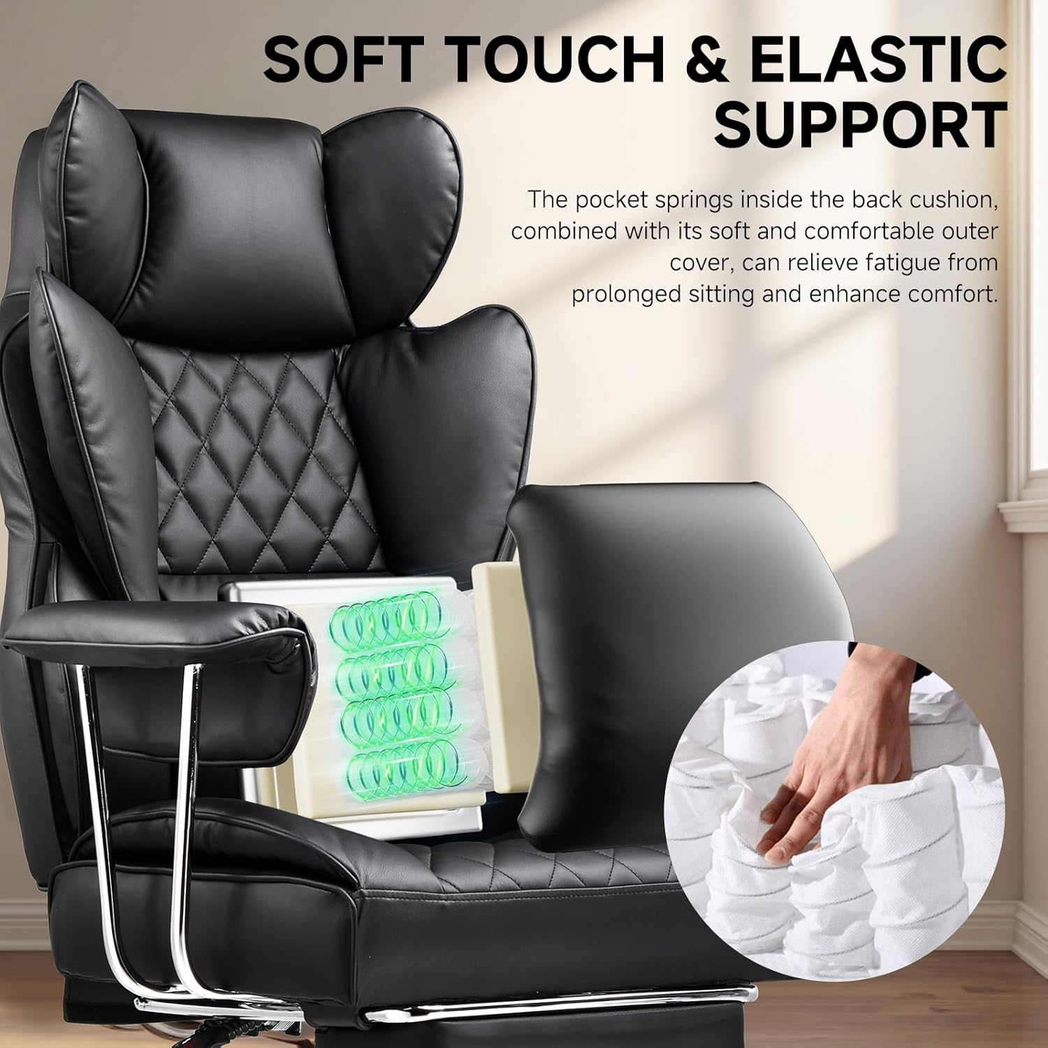 Sedia da Ufficio Grande e Alta - Ergonomic Office Chair recensione e prezzo