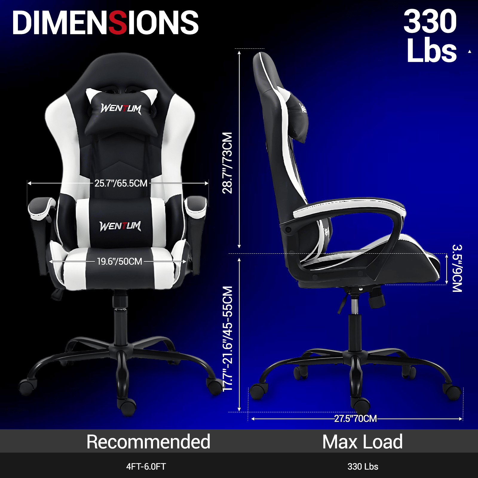 Sedia da gaming ergonomica, st - Ergonomic Office Chair recensione e prezzo