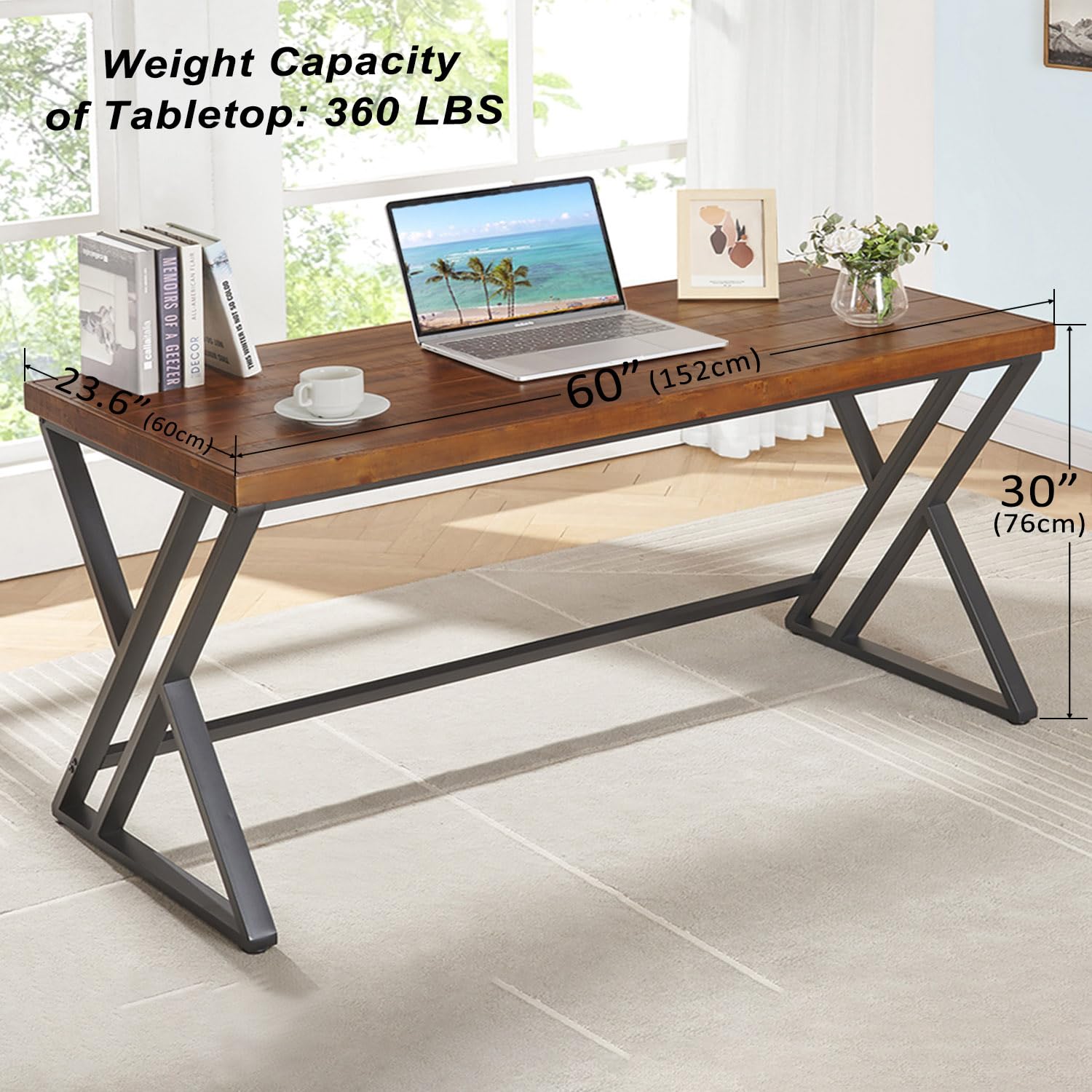Scrivania per Computer in Legn - Home Office Work Table recensione e prezzo
