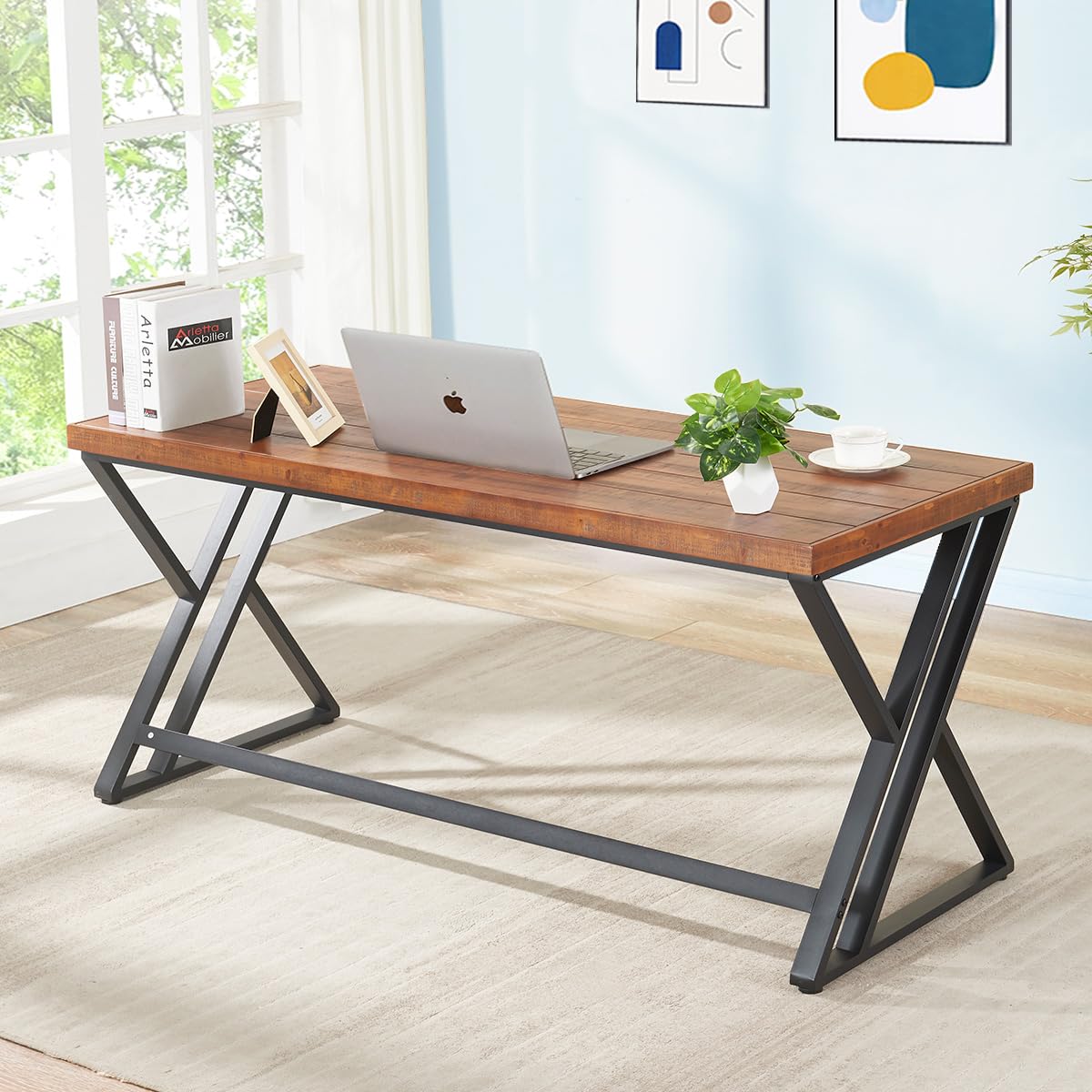 Scrivania per Computer in Legn - Home Office Work Table recensione e prezzo